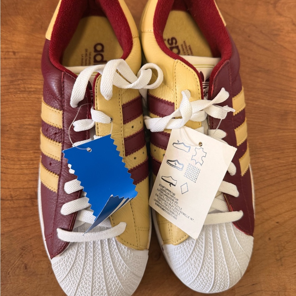 adidas Red and Yellow Sneakers